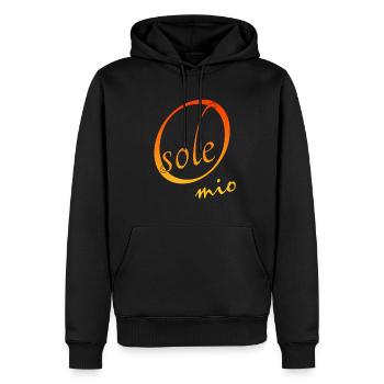 O sole mio flirten Flirtspruch - Männer Premium Bio Hoodie - Schwarz - Vorne - Nico (187cm)