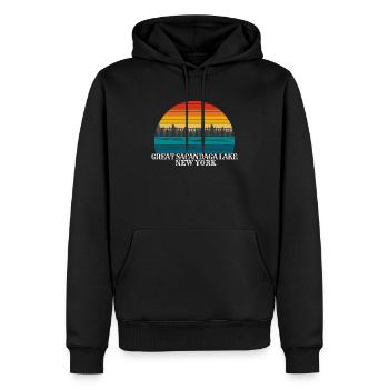 Great Sacandaga Lake New York - Männer Premium Bio Hoodie - Schwarz - Vorne - Nico (187cm)