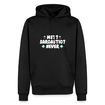 Mama Muttertag Geschenkidee Schwanger - Männer Premium Bio Hoodie - Schwarz - Vorne - Nico (187cm)