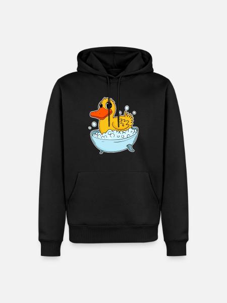 Rubber duck - Men’s Premium Organic Hoodie - black