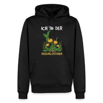 Rasenflüsterer - Lustiges Garten Rechenzentrum - Männer Premium Bio Hoodie - Schwarz - Vorne - Nico (187cm)