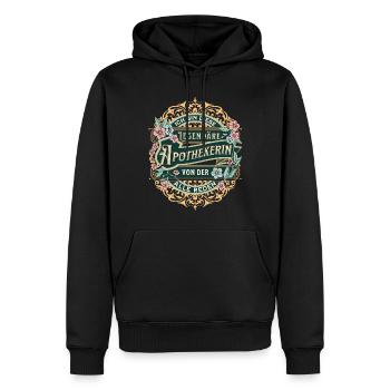 Apothekerin Ich bin diese legendäre Apothekerin - Männer Premium Bio Hoodie - Schwarz - Vorne - Nico (187cm)