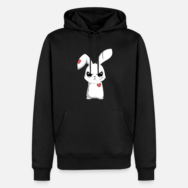 Sad Broken Emo--Egg Happy - Men’s Premium Organic Hoodie - black