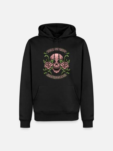 St. Pauli Signora Figlie di San Paolo - Felpa con cappuccio ecologica premium da uomo - nero