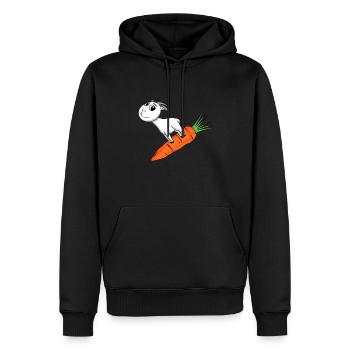 Karotte Ziege Ziegenbock - Männer Premium Bio Hoodie - Schwarz - Vorne - Nico (187cm)
