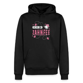 Ich Bin Eine Zahnfee Zahnarzt Zahnarzthelferin - Männer Premium Bio Hoodie - Schwarz - Vorne - Nico (187cm)