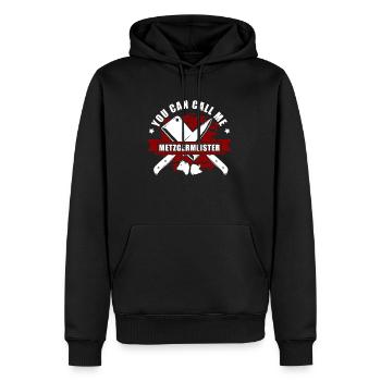 You Can Call Me Metzgermeister Metzger - Männer Premium Bio Hoodie - Schwarz - Vorne - Nico (187cm)