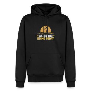 Sup Stand Up Paddle Design Sup Board Paddeln - Sweat à capuche Premium bio Homme - noir - Devant - Nico (187cm)