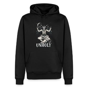 Baphomet Devil Tarot Card Occult Unholy Gothic - Männer Premium Bio Hoodie - Schwarz - Vorne - Nico (187cm)