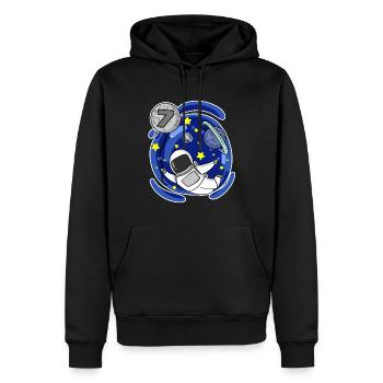 7 Jahre alt Junge - 7 Geburtstag - Ich bin 7 - Männer Premium Bio Hoodie - Schwarz - Vorne - Nico (187cm)