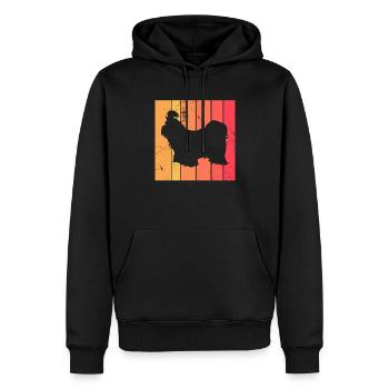 Shih Tzu dog lover Retro vintage Gift idea - Männer Premium Bio Hoodie - Schwarz - Vorne - Nico (187cm)