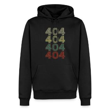 Retro America State Flag Area Code Georgia - Männer Premium Bio Hoodie - Schwarz - Vorne - Nico (187cm)
