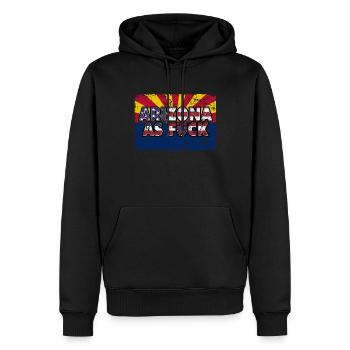 America US Flag State Flag Arizona - Männer Premium Bio Hoodie - Schwarz - Vorne - Nico (187cm)
