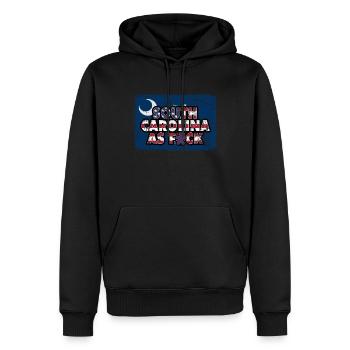 America US Flag State Flag South Carolina - Männer Premium Bio Hoodie - Schwarz - Vorne - Nico (187cm)