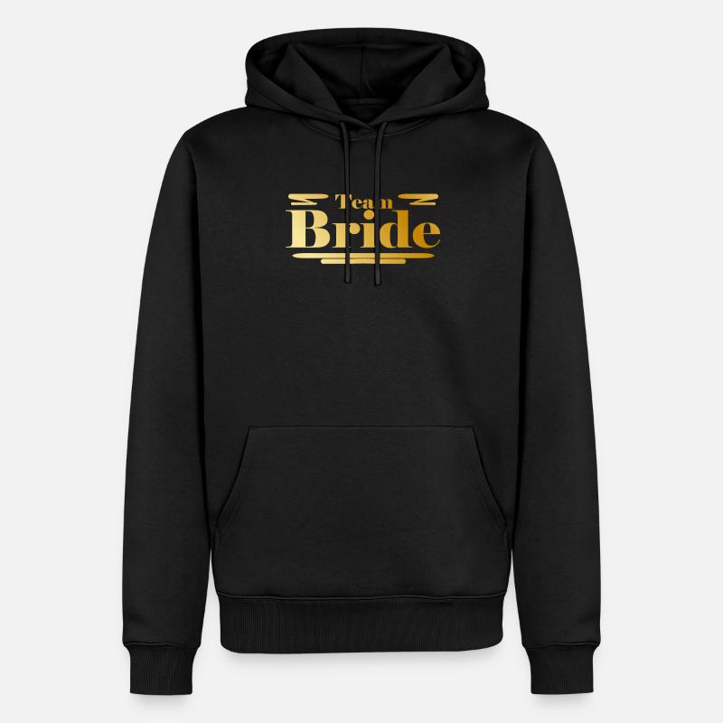 Équipe Bride Or - Sweat à capuche Premium bio Homme - noir