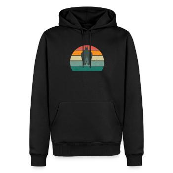 Fledermäuse Fledermaus Fledermausschutz Höhle - Männer Premium Bio Hoodie - Schwarz - Vorne - Nico (187cm)