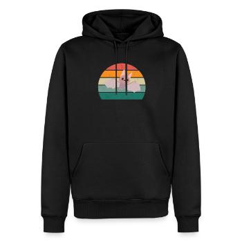 Fledermäuse Fledermaus Fledermausschutz Höhle - Männer Premium Bio Hoodie - Schwarz - Vorne - Nico (187cm)