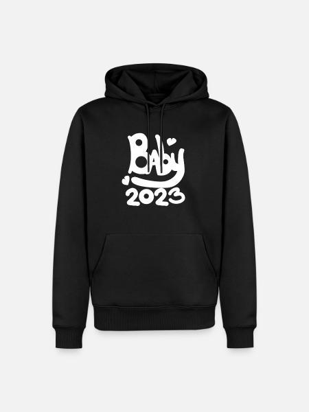 Baby 2023 - Men’s Premium Organic Hoodie - black