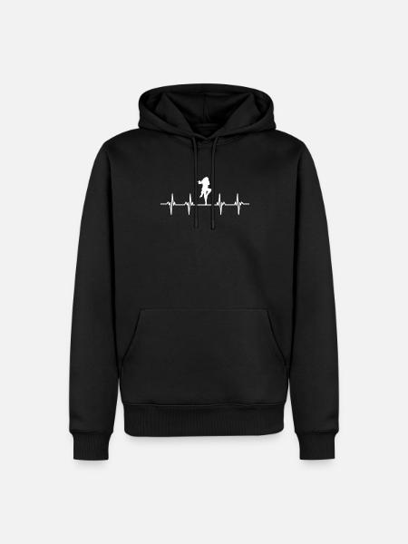 Flute Recorder Flutist Flute Player Flute - Men’s Premium Organic Hoodie - black