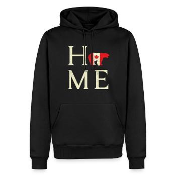 Accueil Le Canada porte fièrement la fête canadienne du Canada - Sweat à capuche Premium bio Homme - noir - Devant - Nico (187cm)