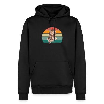 Haare schneiden Friseuse Frisörin Schere Fön Haar - Männer Premium Bio Hoodie - Schwarz - Vorne - Nico (187cm)