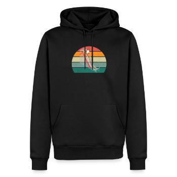 Ferien Urlaub Spaß Action Themenpark Achterbahn - Männer Premium Bio Hoodie - Schwarz - Vorne - Nico (187cm)