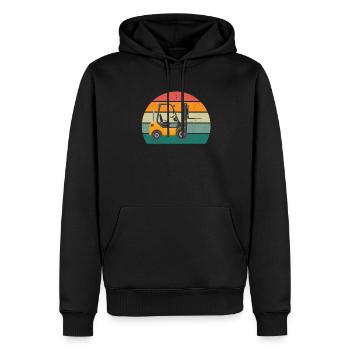 Forklift Driver Forklift Forklift - Men’s Premium Organic Hoodie - black - Front - Nico (187cm)
