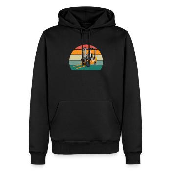 Forklift Driver Forklift Forklift - Men’s Premium Organic Hoodie - black - Front - Nico (187cm)
