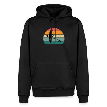 Gärtner Gärtnerin Hecke Rasen Rasenmähen Garten - Männer Premium Bio Hoodie - Schwarz - Vorne - Nico (187cm)