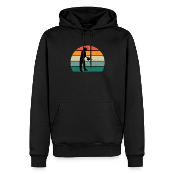 Gärtner Gärtnerin Hecke Rasen Rasenmähen Garten - Männer Premium Bio Hoodie - Schwarz - Vorne - Nico (187cm)