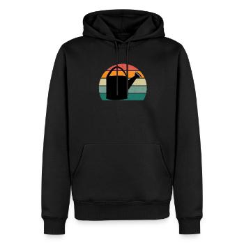 Gärtner Gärtnerin Hecke Rasen Rasenmähen Garten - Männer Premium Bio Hoodie - Schwarz - Vorne - Nico (187cm)