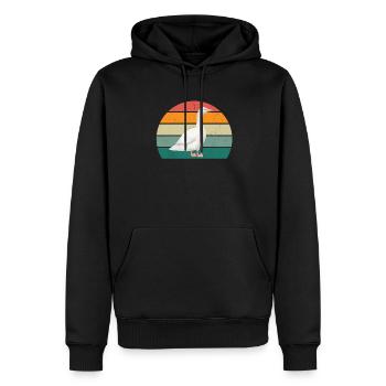 Gänse Vogel Weihnachtsgans Fliegen Vögel Gans - Männer Premium Bio Hoodie - Schwarz - Vorne - Nico (187cm)