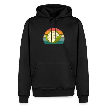 Plante Cultiver Terre Tomate Chou Carotte Légumes - Sweat à capuche Premium bio Homme - noir - Devant - Nico (187cm)