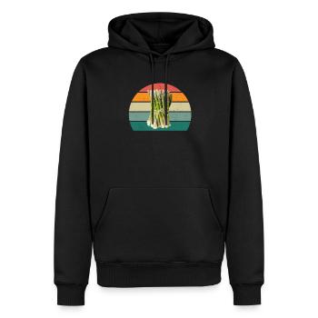 Plante Cultiver Terre Tomate Chou Carotte Légumes - Sweat à capuche Premium bio Homme - noir - Devant - Nico (187cm)
