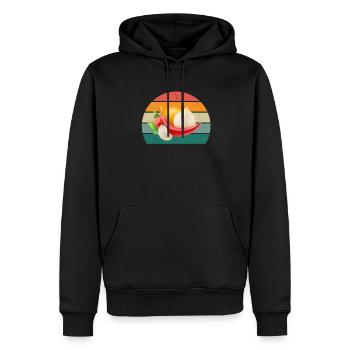 Plante Cultiver Terre Tomate Chou Carotte Légumes - Sweat à capuche Premium bio Homme - noir - Devant - Nico (187cm)