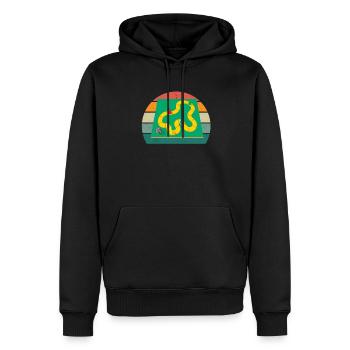 Board game Playing together Board game - Men’s Premium Organic Hoodie - black - Front - Nico (187cm)