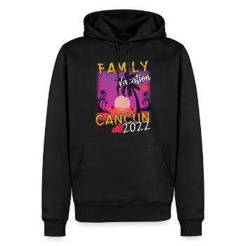 Family Vacation 2022 Tropical Hello Summer - Männer Premium Bio Hoodie - Schwarz - Vorne - Nico (187cm)