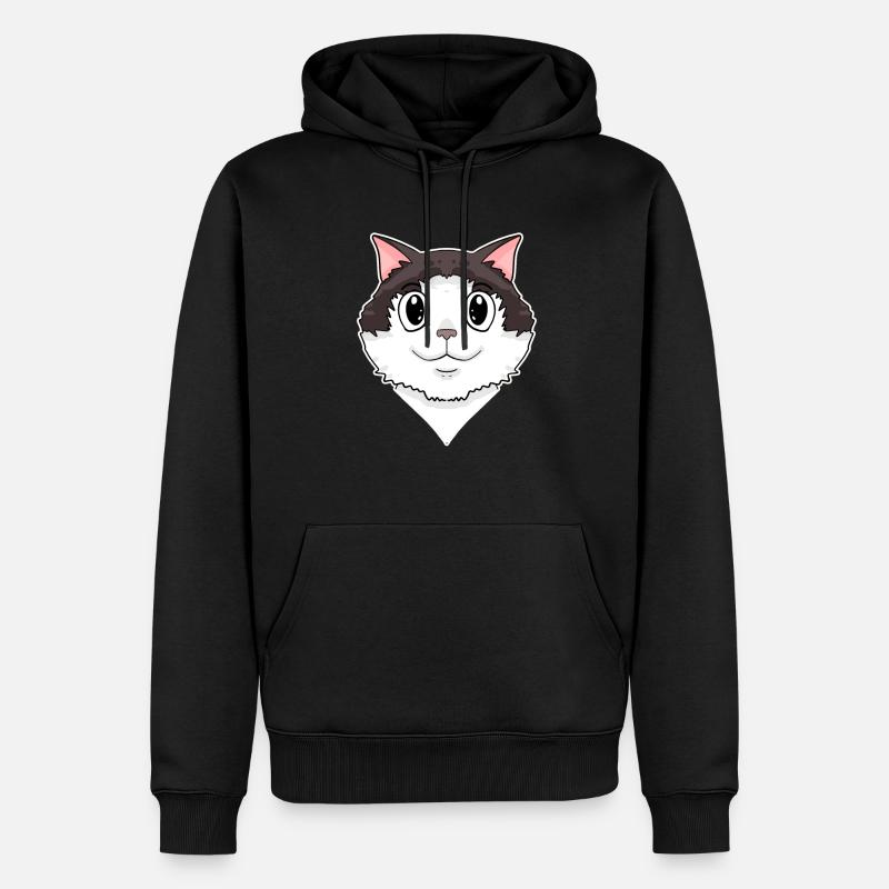 Chat Ragdoll - Sweat à capuche Premium bio Homme - noir