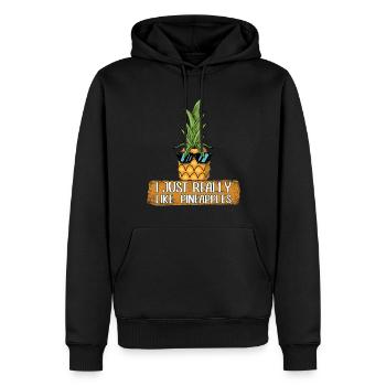 Beach 2022 Tropical Like Pineapple Summer - Männer Premium Bio Hoodie - Schwarz - Vorne - Nico (187cm)
