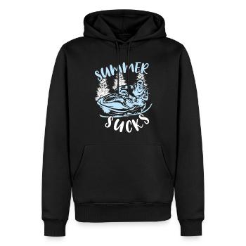 Beach 2022 Sucks Summer Snow Boarding Snow - Männer Premium Bio Hoodie - Schwarz - Vorne - Nico (187cm)