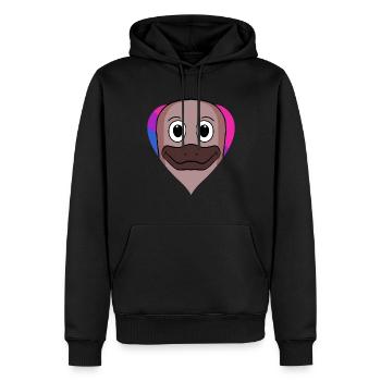 Bisexuell Schnabeltier Geschenk - Männer Premium Bio Hoodie - Schwarz - Vorne - Nico (187cm)