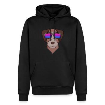 Bisexuel Pointer Dog Cadeau - Sweat à capuche Premium bio Homme - noir - Devant - Nico (187cm)