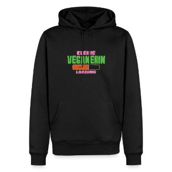 Little Vegetarian Loading Baby Vegan - Männer Premium Bio Hoodie - Schwarz - Vorne - Nico (187cm)