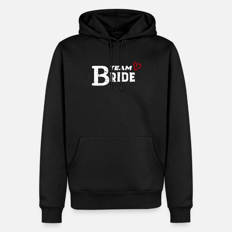 Célébration de mariage nuptial - Sweat à capuche Premium bio Homme - noir