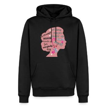 Stronger Woman Feminism Rights Womens Equality - Männer Premium Bio Hoodie - Schwarz - Vorne - Nico (187cm)