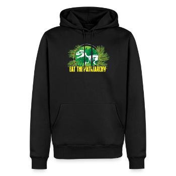 Eat Patriarchy Feminism Rights Womens Equality - Männer Premium Bio Hoodie - Schwarz - Vorne - Nico (187cm)