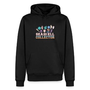 Strandurlaub am Meer Design Strandmotiv - Männer Premium Bio Hoodie - Schwarz - Vorne - Nico (187cm)