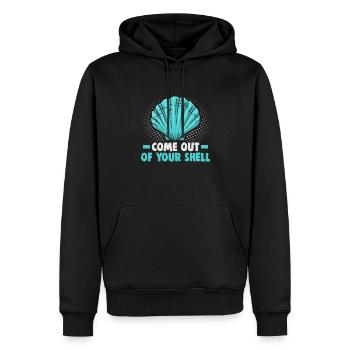 Strandurlaub am Meer Design Strandmotiv - Männer Premium Bio Hoodie - Schwarz - Vorne - Nico (187cm)
