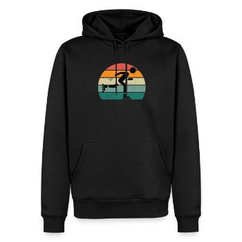 Inline Skating Skater Skater Inliner Roller Skates - Men’s Premium Organic Hoodie - black - Front - Nico (187cm)
