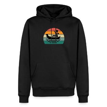 Italiener Italien Rom Turin Neapel Venedig Pasta - Männer Premium Bio Hoodie - Schwarz - Vorne - Nico (187cm)